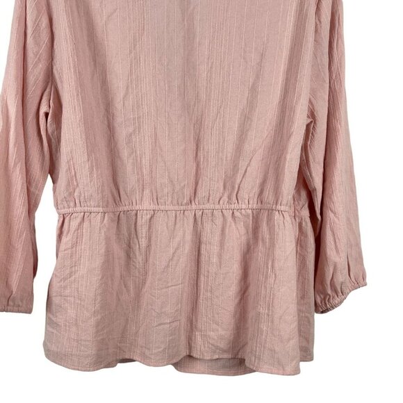 Time True Women 3/4 Sleeve Wrap Top Blouses Size XL - Picture 10 of 10